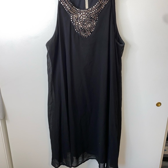 Black Dress straight fit/loose fitting - Picture 1 of 2